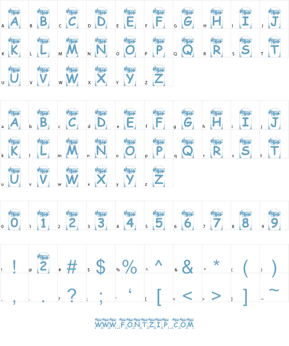 Summers Crayons Font Character